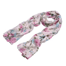 Load image into Gallery viewer, Elegant Roses Print Floral Scarf
