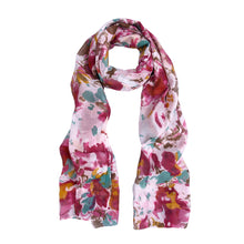 Load image into Gallery viewer, Elegant Watercolor Paint Floral Scarf -Different Colors Available