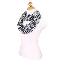 Load image into Gallery viewer, Trendsblue Women's Soft Zig Zag Infinity Loop Scarf