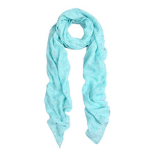 Load image into Gallery viewer, Solid Color Stars Print Stardust Glitter Scarf - Different Colors Available