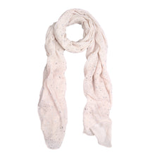 Load image into Gallery viewer, Solid Color Stars Print Stardust Glitter Scarf - Different Colors Available