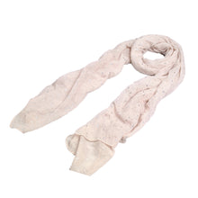 Load image into Gallery viewer, Solid Color Stars Print Stardust Glitter Scarf - Different Colors Available