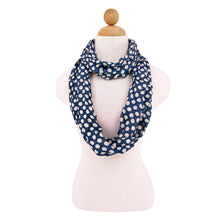 Load image into Gallery viewer, Premium Viscose Polka Dot Infinity Loop Fashion Scarf