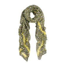 Load image into Gallery viewer, Elegant Spot Leopard Animal Print Scarf with Brushed Border - Diff Colors Avail