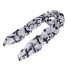 Load image into Gallery viewer, Premium Vintage Cross Star Design Scarf Wrap - Different Colors Available