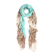 Load image into Gallery viewer, Premium Spot Leopard Multi Tone Animal Print Scarf -Diff Colors Avail