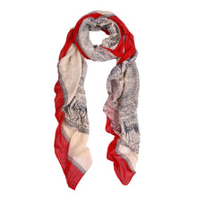Load image into Gallery viewer, Premium Deer Medallion Animal Print Scarf Wrap - 2 Colors Avail