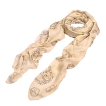 Load image into Gallery viewer, Unique Premium Skull Peace Sign Scarf - Different Colors Available