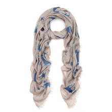 Load image into Gallery viewer, Premium Stallion Horses & Stars Frayed End Scarf Wrap