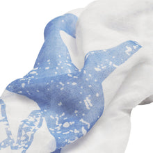 Load image into Gallery viewer, Unique Sharks Animal Print Frayed End Scarf Wrap