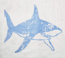 Load image into Gallery viewer, Unique Sharks Animal Print Frayed End Scarf Wrap