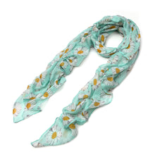 Load image into Gallery viewer, Premium Daisy Floral Fashion Scarf Wrap