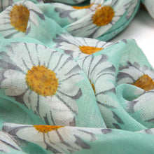 Load image into Gallery viewer, Premium Daisy Floral Fashion Scarf Wrap