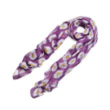 Load image into Gallery viewer, Premium Daisy Floral Fashion Scarf Wrap