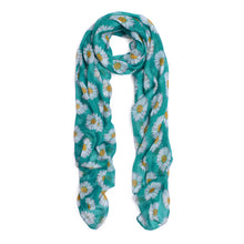Load image into Gallery viewer, Premium Daisy Floral Fashion Scarf Wrap