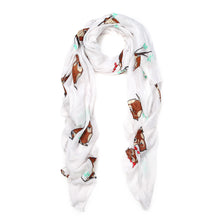 Load image into Gallery viewer, Premium Night Owl Print Fashion Scarf Wrap