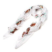 Load image into Gallery viewer, Premium Night Owl Print Fashion Scarf Wrap