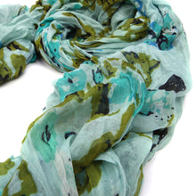 Load image into Gallery viewer, Elegant Abstract Cherry Blossom Sakura Floral Scarf Wrap