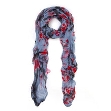 Load image into Gallery viewer, Elegant Abstract Cherry Blossom Sakura Floral Scarf Wrap
