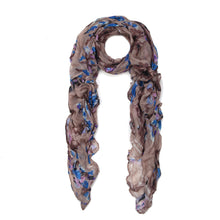 Load image into Gallery viewer, Elegant Abstract Cherry Blossom Sakura Floral Scarf Wrap