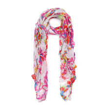 Load image into Gallery viewer, Elegant Abstract Cherry Blossom Sakura Floral Scarf Wrap