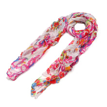 Load image into Gallery viewer, Elegant Abstract Cherry Blossom Sakura Floral Scarf Wrap