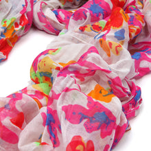 Load image into Gallery viewer, Elegant Abstract Cherry Blossom Sakura Floral Scarf Wrap