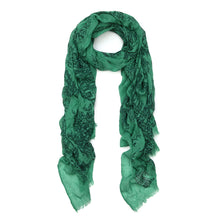 Load image into Gallery viewer, Unique Viscose Vintage 18th Century City Print Frayed End Scarf