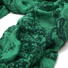 Load image into Gallery viewer, Unique Viscose Vintage 18th Century City Print Frayed End Scarf