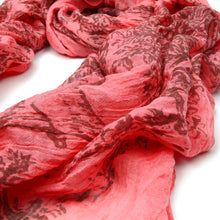 Load image into Gallery viewer, Unique Viscose Vintage 18th Century City Print Frayed End Scarf