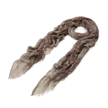 Load image into Gallery viewer, Unique Viscose Vintage 18th Century City Print Frayed End Scarf