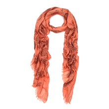 Load image into Gallery viewer, Unique Viscose Aztec Elephant & Paisley Print Frayed End Scarf