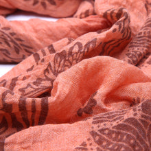 Load image into Gallery viewer, Unique Viscose Aztec Elephant & Paisley Print Frayed End Scarf
