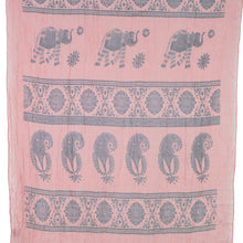 Load image into Gallery viewer, Unique Viscose Aztec Elephant & Paisley Print Frayed End Scarf