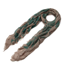 Load image into Gallery viewer, Unique Viscose Aztec Elephant & Paisley Print Frayed End Scarf