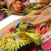 Load image into Gallery viewer, Premium Sunflower Print Fashion Scarf Wrap