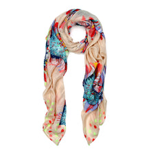 Load image into Gallery viewer, Premium Sunflower Print Fashion Scarf Wrap