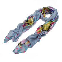 Load image into Gallery viewer, Premium Sunflower Print Fashion Scarf Wrap