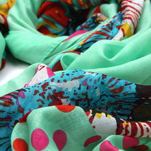 Load image into Gallery viewer, Premium Sunflower Print Fashion Scarf Wrap