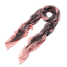 Load image into Gallery viewer, Premium Viscose Vintage Paisley Print Frayed End Scarf