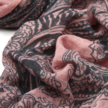 Load image into Gallery viewer, Premium Viscose Vintage Paisley Print Frayed End Scarf
