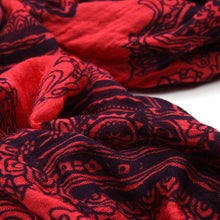 Load image into Gallery viewer, Premium Viscose Vintage Paisley Print Frayed End Scarf