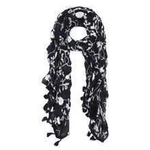 Load image into Gallery viewer, Premium Viscose Elegant Lace Floral Scarf