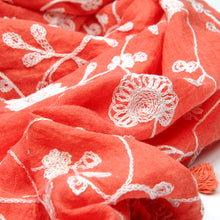 Load image into Gallery viewer, Premium Viscose Elegant Lace Floral Scarf