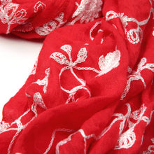 Load image into Gallery viewer, Premium Viscose Elegant Lace Floral Scarf
