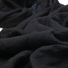Load image into Gallery viewer, Elegant Pure Cotton Solid Color Lace Floral Trim Fashion Scarf