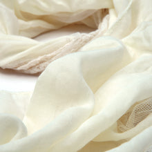 Load image into Gallery viewer, Elegant Pure Cotton Solid Color Lace Floral Trim Fashion Scarf