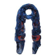 Load image into Gallery viewer, Premium Elegant Peacock Feather Scarf Wrap