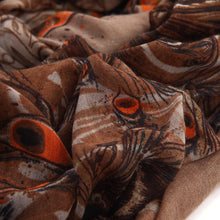 Load image into Gallery viewer, Premium Elegant Peacock Feather Scarf Wrap