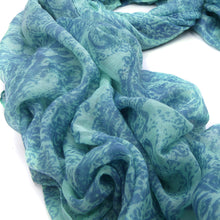 Load image into Gallery viewer, Premium 2-Tone Vintage Paisley Graphic Scarf